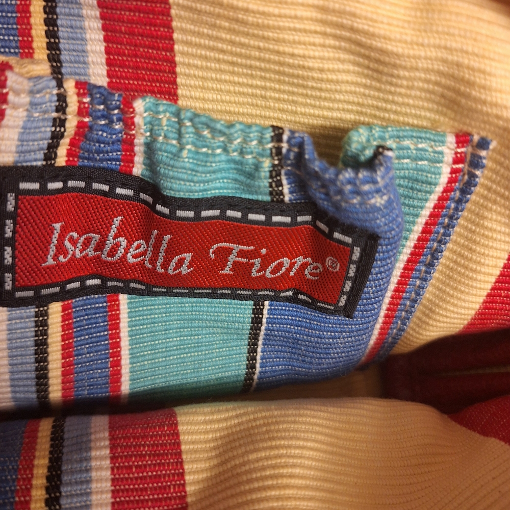 NWOT VINTAGE ISABELLA FIORE CLUTCH BAG - Picture 2 of 4